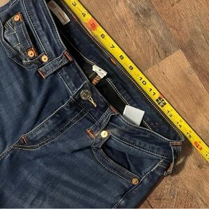 True Religion Dark Blue Straight Leg Jeans